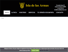 Tablet Screenshot of fincaislalasarmas.com